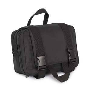 Trousse de toilette recyclée avec double compartiment