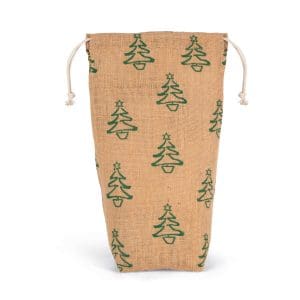 Porte-bouteille avec motifs de Noël