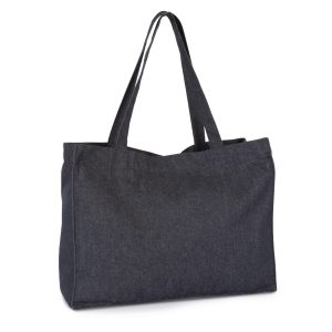 Grand sac shopping denim