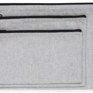 Pochette zippée recyclée