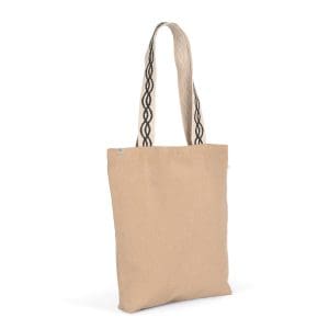 Sac shopping recyclé à fond plat