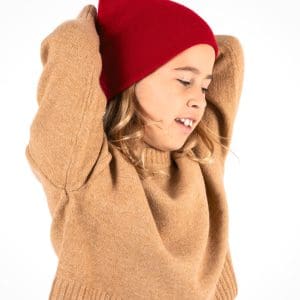 Bonnet enfant tricoté