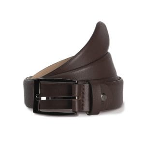 Ceinture classique à bord arrondi réglable