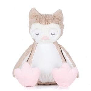 Peluche zippée Chouette