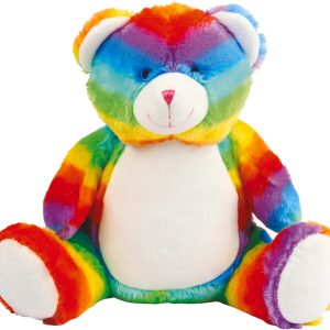 Peluche zippée Ours multicolore