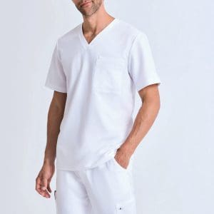 Tunique stretch manches courtes homme