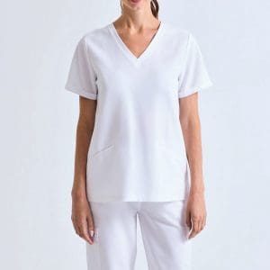 Tunique stretch manches courtes femme