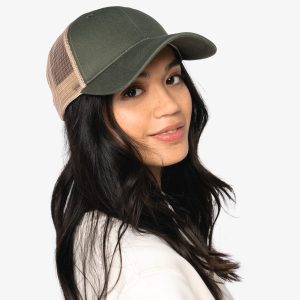 Casquette trucker écoresponsable 6 panneaux unisexe