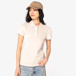 Polo écoresponsable maille piquée femme