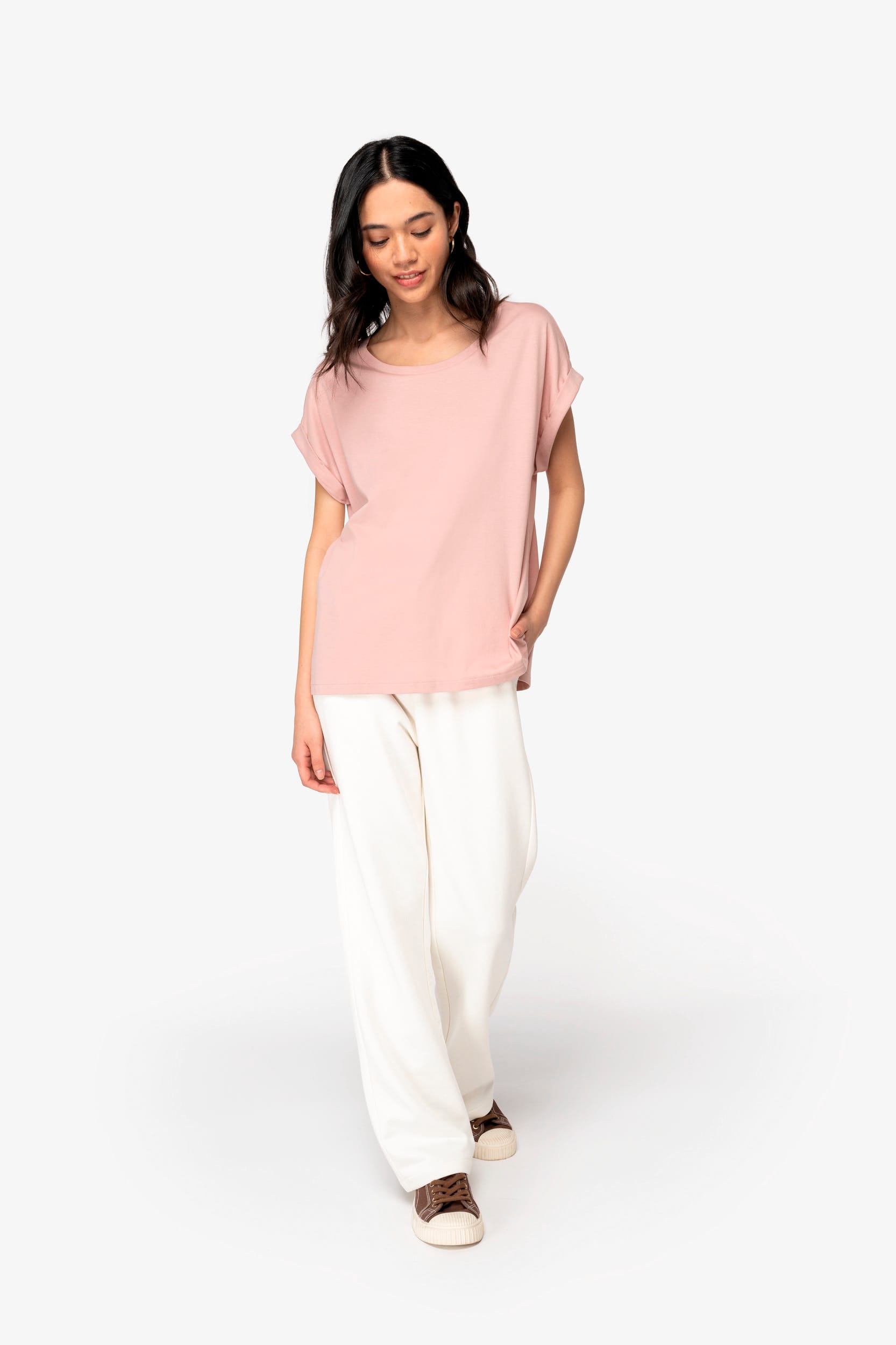 Pantalon de jogging écoresponsable ample French Terry femme – Image 134