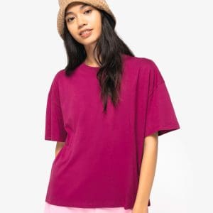 T-shirt écoresponsable oversize femme