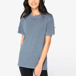 T-shirt écoresponsable délavé femme