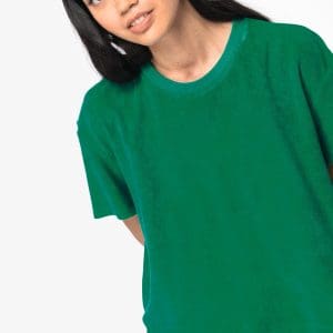 T-shirt écoresponsable en éponge femme