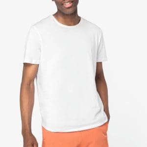 T-shirt écoresponsable bas arrondi homme