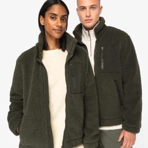Veste écoresponsable en sherpa unisexe