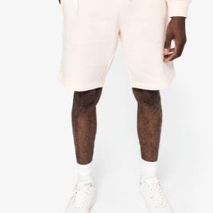 Bermuda écoresponsable en molleton homme