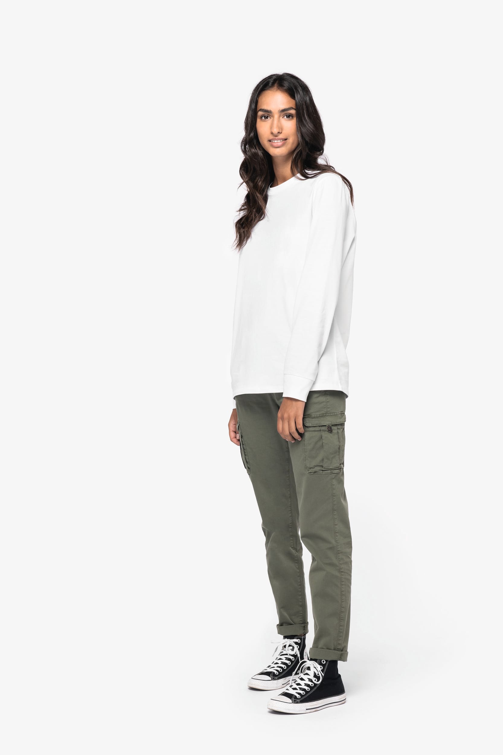 Pantalon cargo écoresponsable délavé femme – Image 124