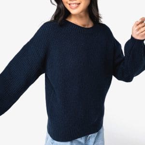 Pull écoresponsable en laine mérinos femme