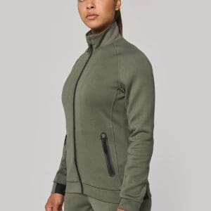 Veste à col montant femme