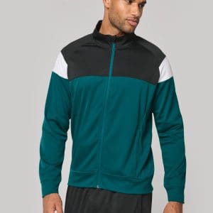 Veste de survêtement zippée unisexe