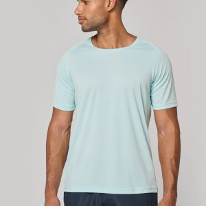 T-shirt de sport à col rond recyclé homme