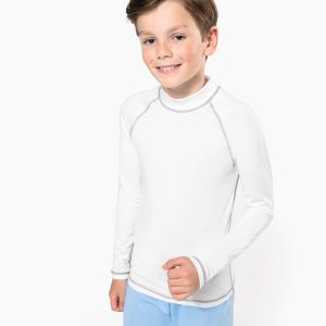 T-shirt technique à manches longues avec protection anti-UV enfant