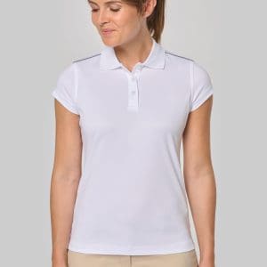 Polo manches courtes femme
