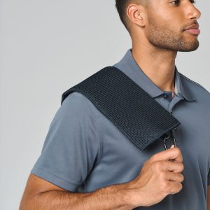Serviette de golf nid d'abeille