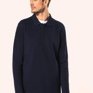 Polo Supima® manches longues homme