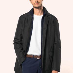 Trench structuré homme