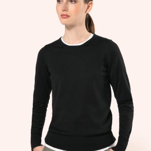 Pull Supima® col rond femme