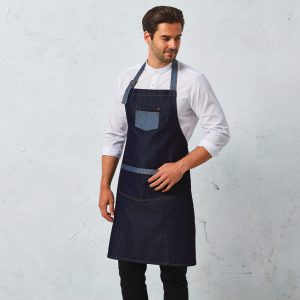 Tablier Denim à bavette "Domain"