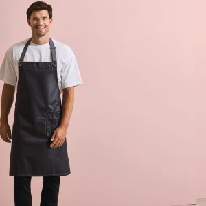 Tablier "effet ciré" à bavette "District"