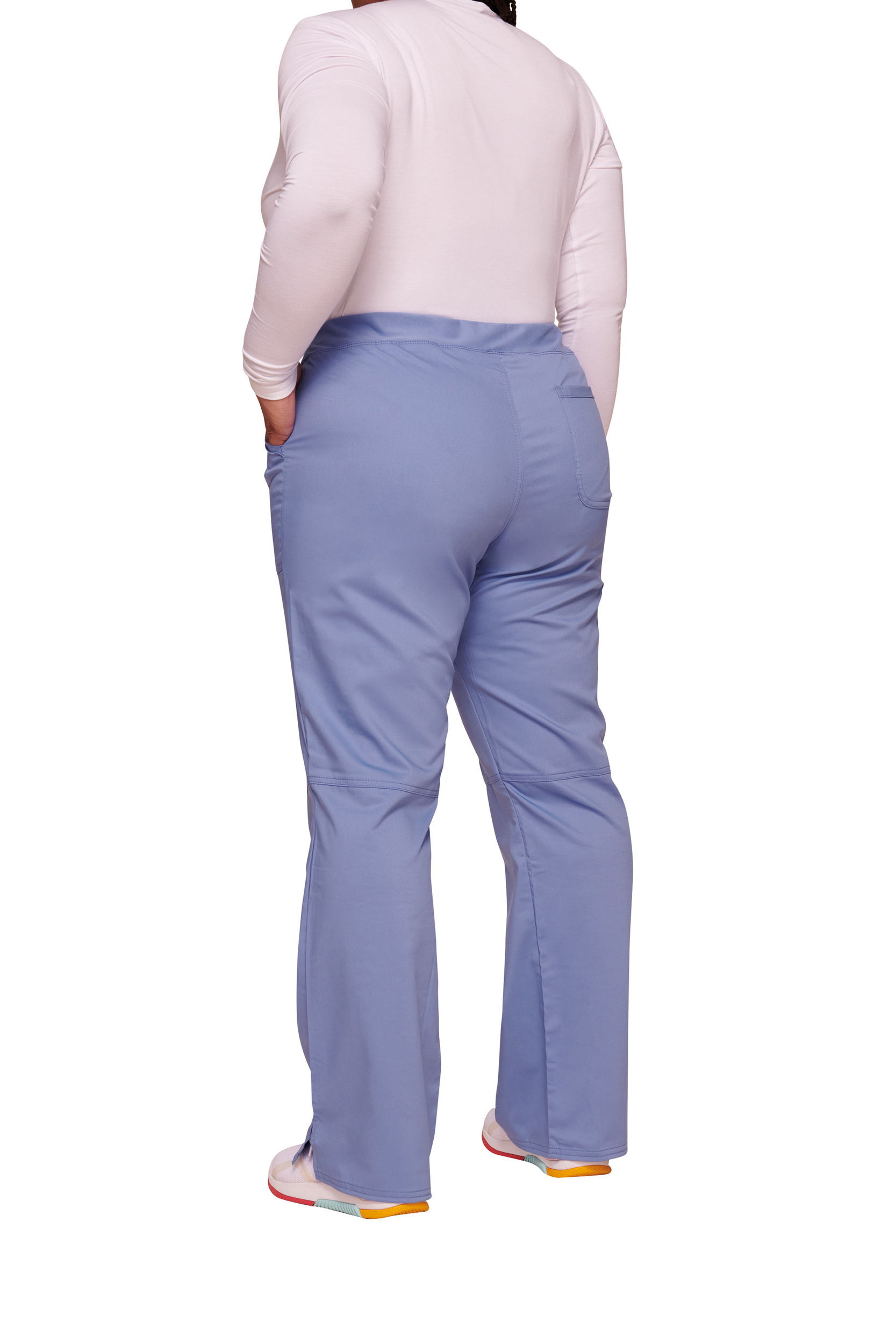 Pantalon cargo à taille moyenne à enfiler femme – Image 198