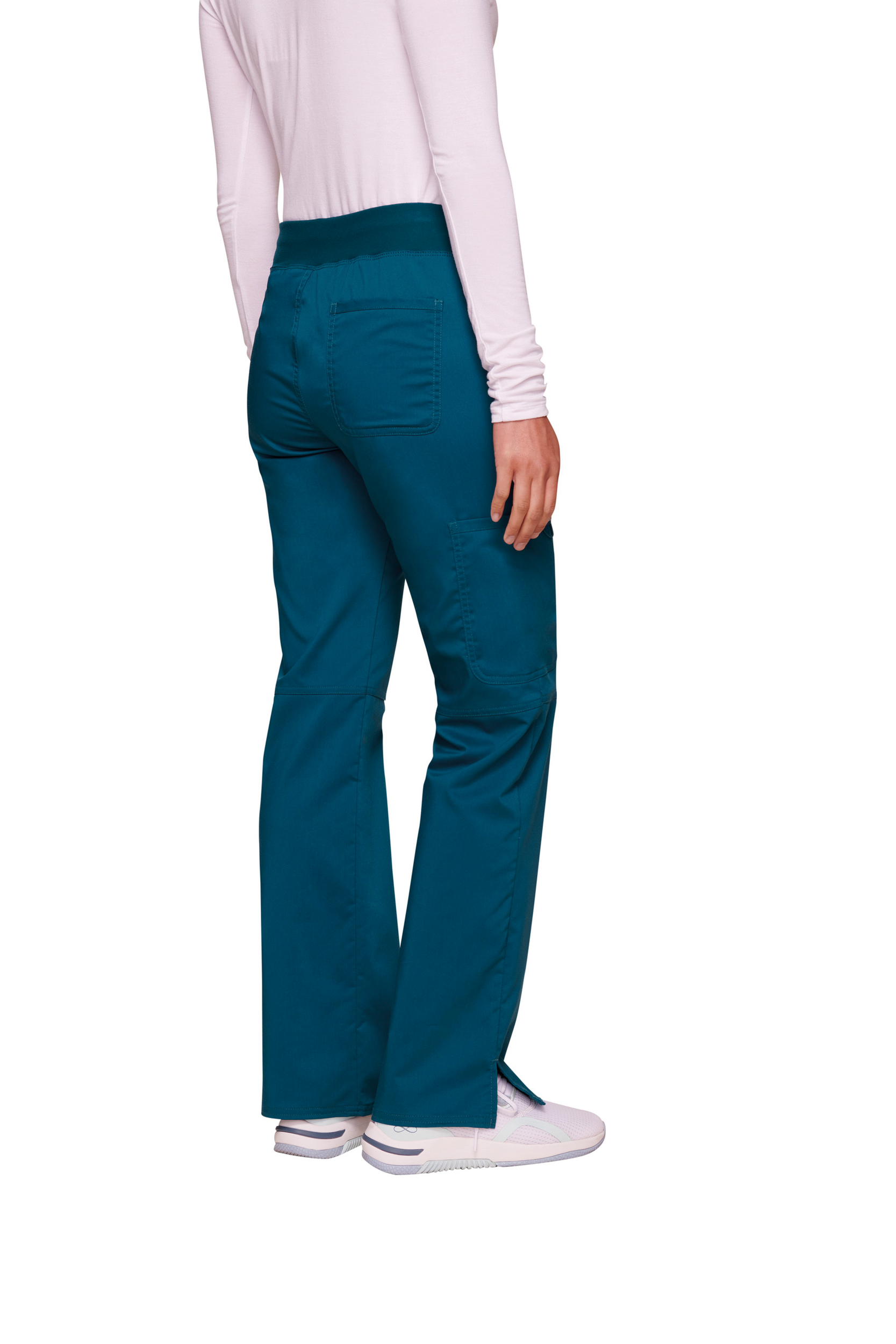 Pantalon cargo à taille moyenne à enfiler femme – Image 183