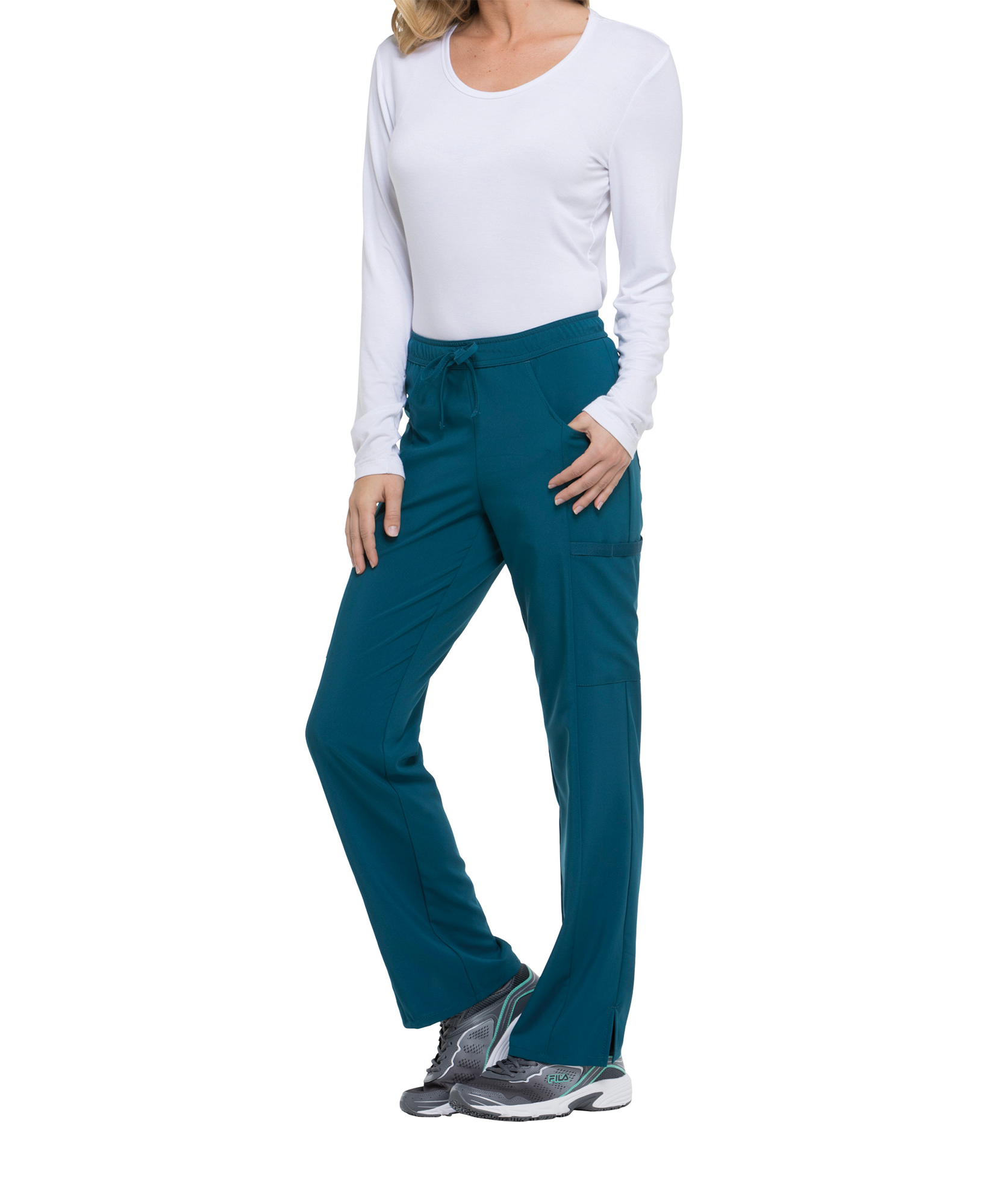 Pantalon à taille moyenne à cordon femme – Image 132