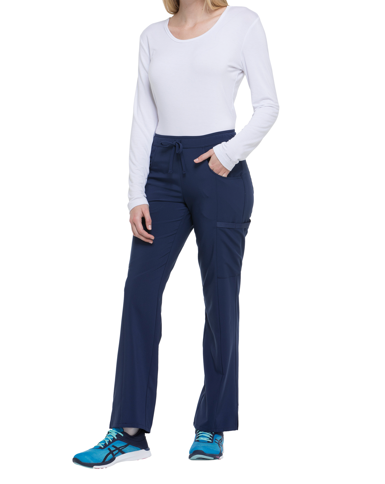 Pantalon à taille moyenne à cordon femme – Image 155
