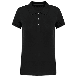 Polo Supima® manches courtes femme