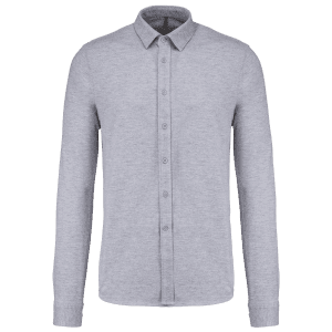 Chemise maille piquée manches longues