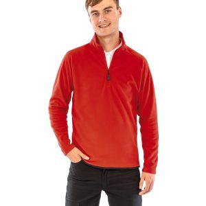 Micropolaire recyclée col zippé