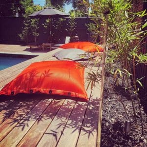 Pouf déhoussable - Grand modèle