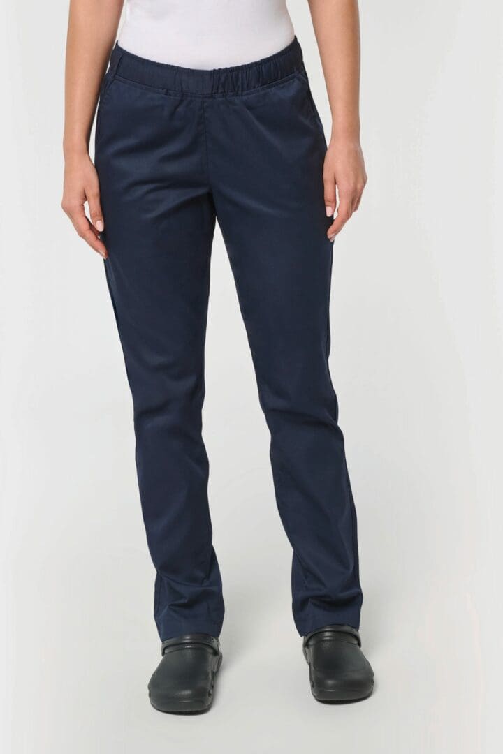 Pantalon polycoton femme