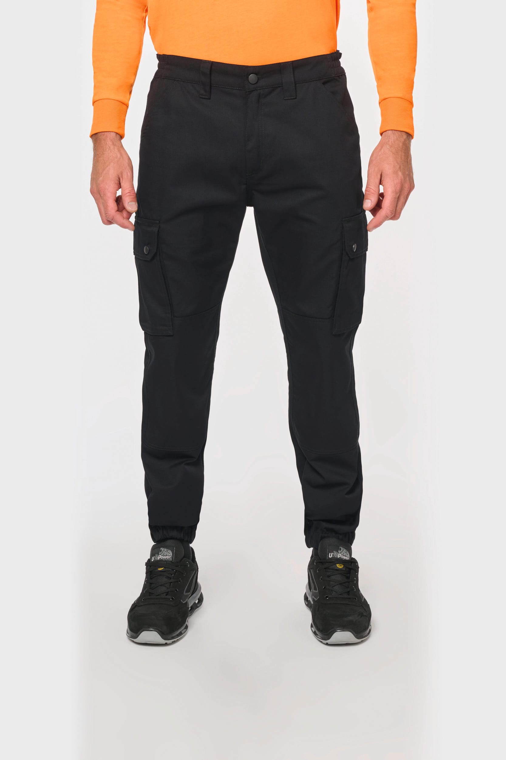 Pantalon cargo unisexe avec bas élastiqué – Image 204