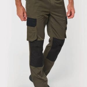 Pantalon de travail bicolore homme