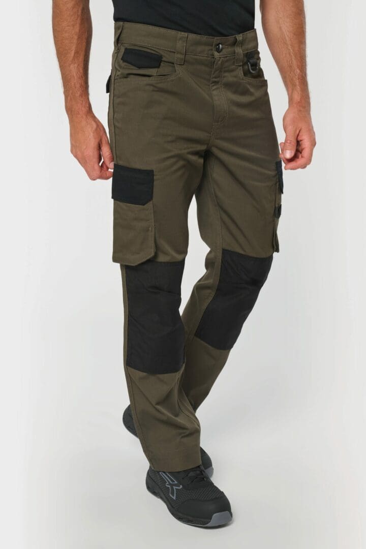 Pantalon de travail bicolore homme