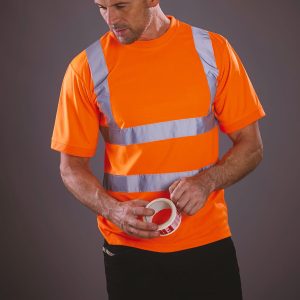 T-shirt manches courtes haute visibilité