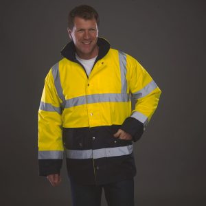 Veste de sécurité bicolore haute visibilité