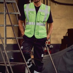 Gilet multifonction haute visibilité
